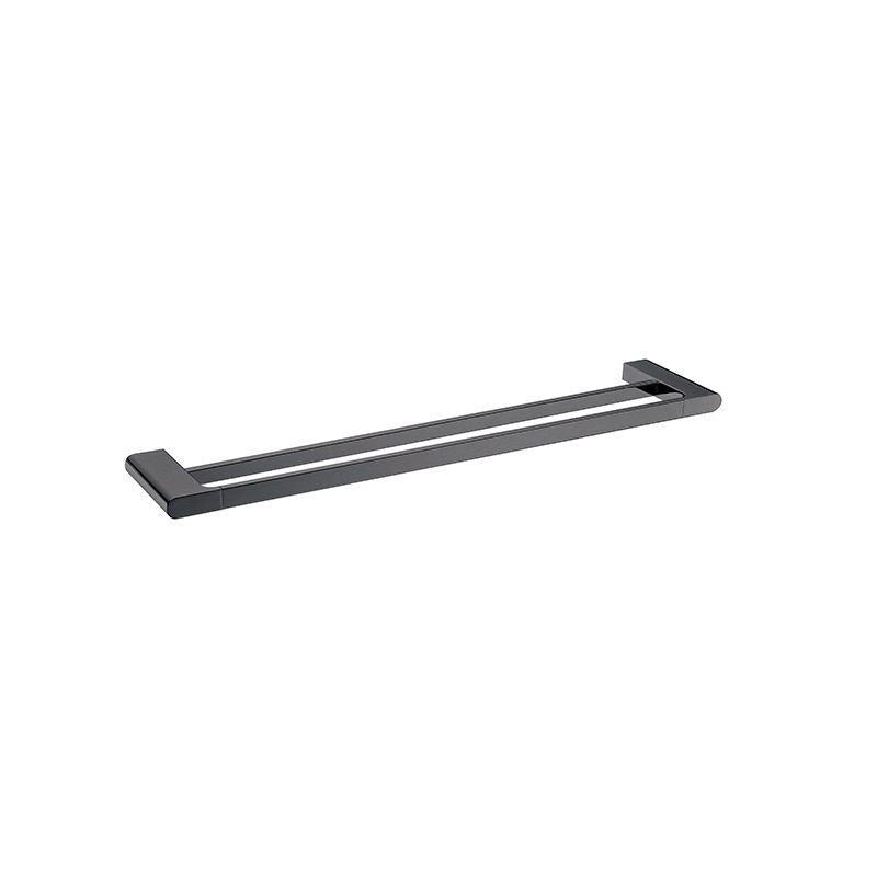 VOG Series Gun Metal Grey Double Towel Rail 800mm