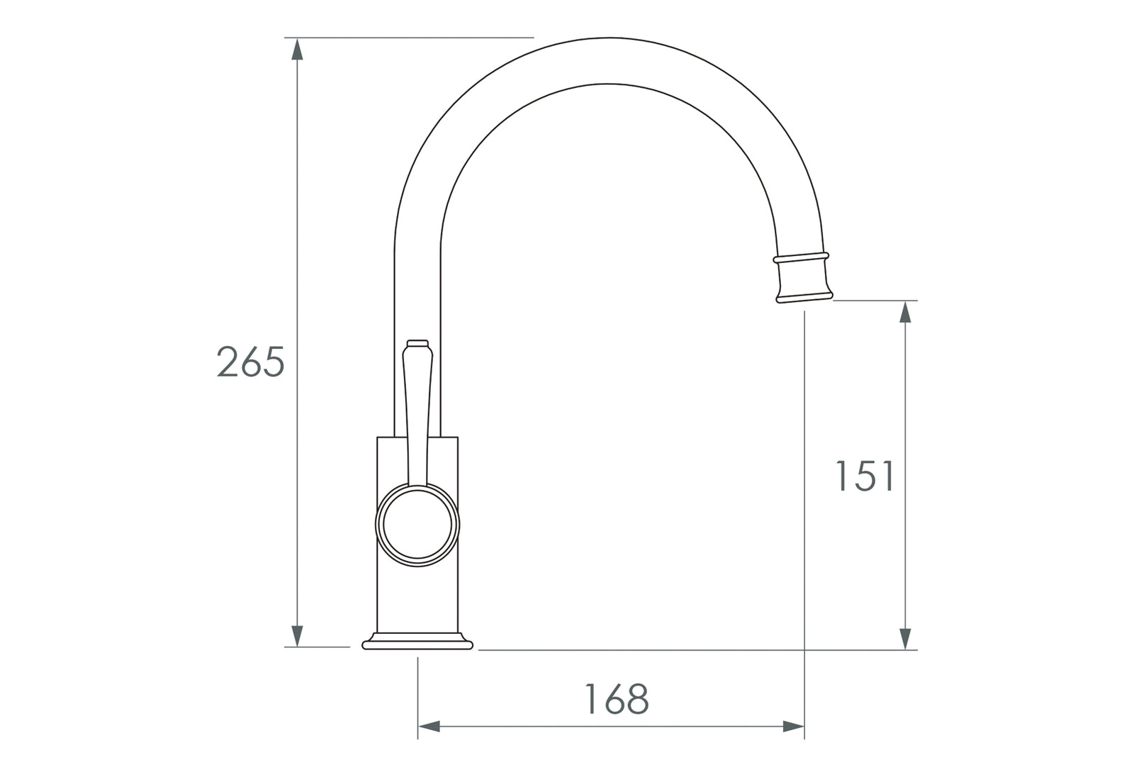 ADP Eternal Gooseneck Basin Mixer