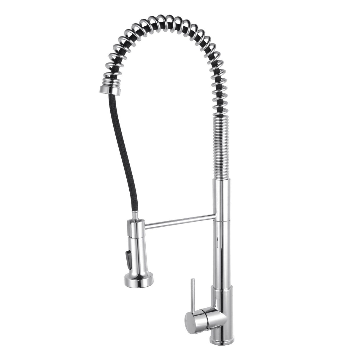 Carysil Tall Spring Pull Out Kitchen Sink Mixer Tap