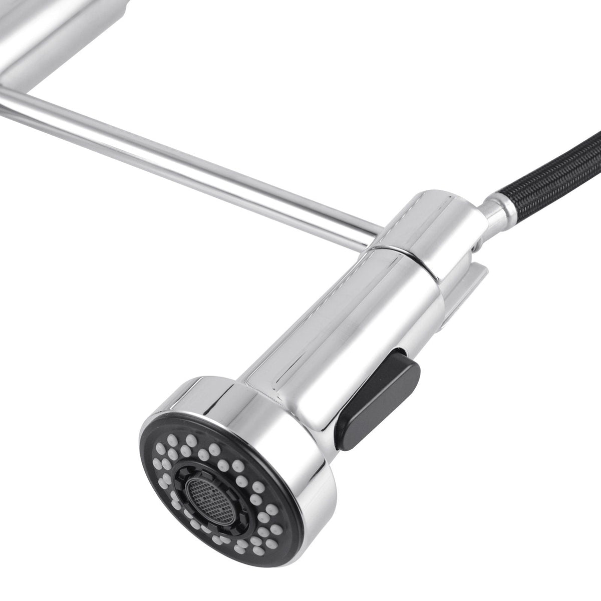 Carysil Tall Spring Pull Out Kitchen Sink Mixer Tap