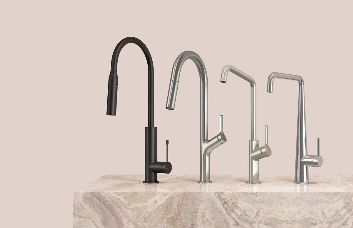 Phoenix Linq Pull Out Sink Mixer 220mm – Lead Free