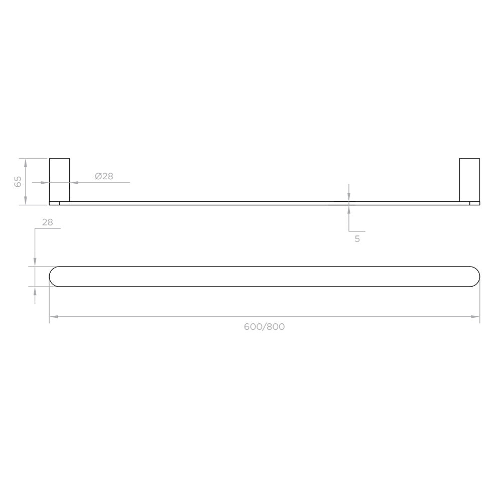 Arcisan Maro Towel Rail - 600mm