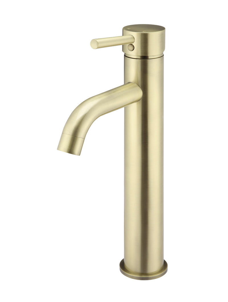 Meir Round Tall Curved Basin Mixer