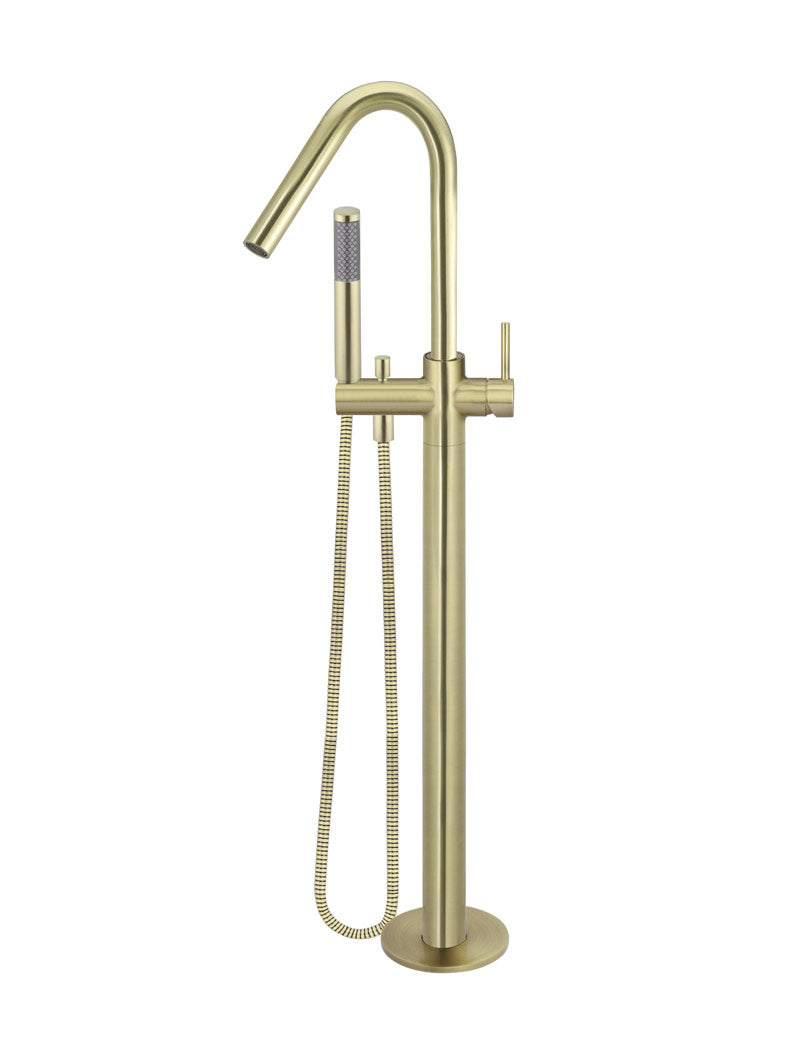 Meir Round Freestanding Bath Spout and Hand Shower