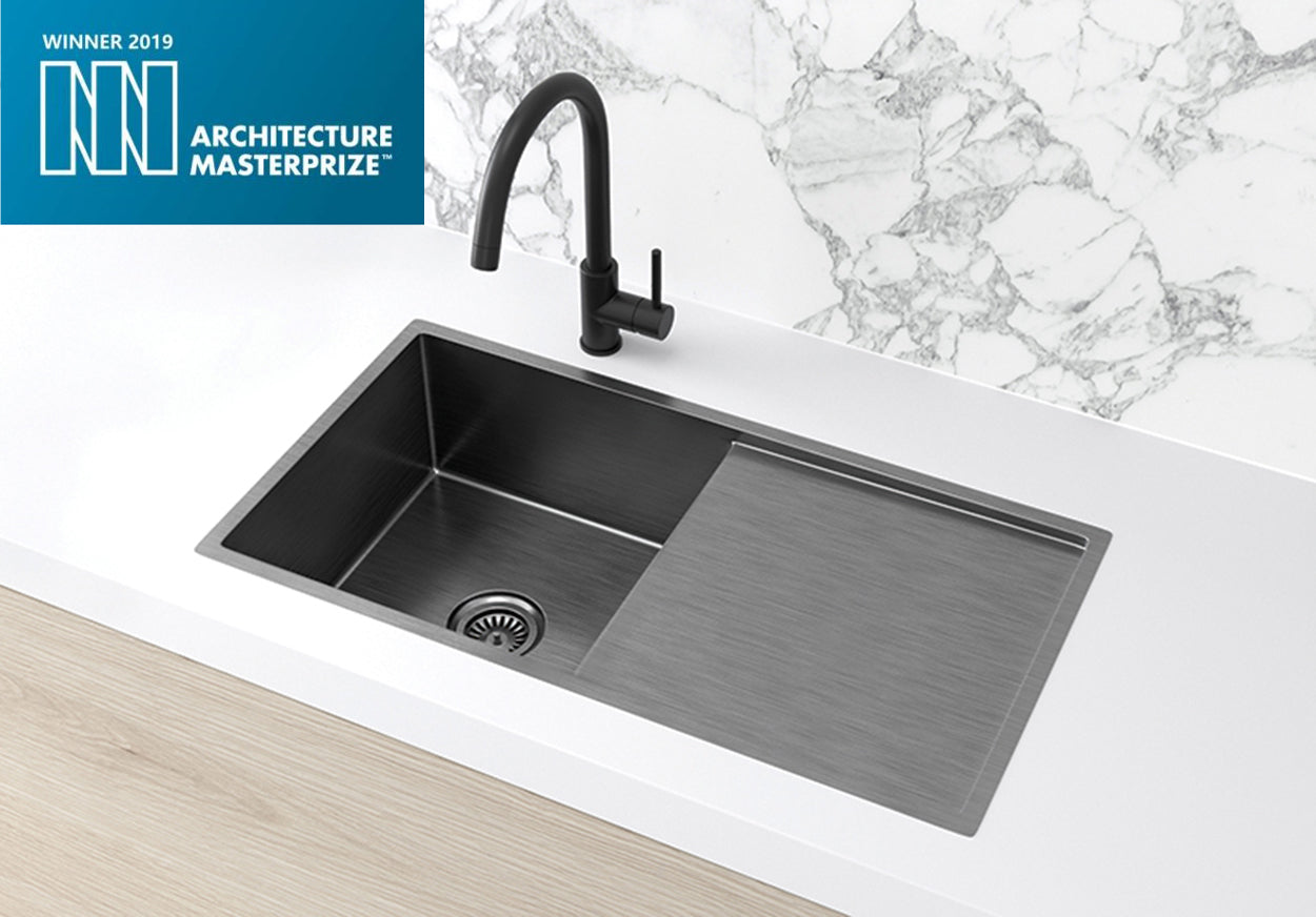 Meir Kitchen Sink Single Bowl & Drainboard 840 x 440