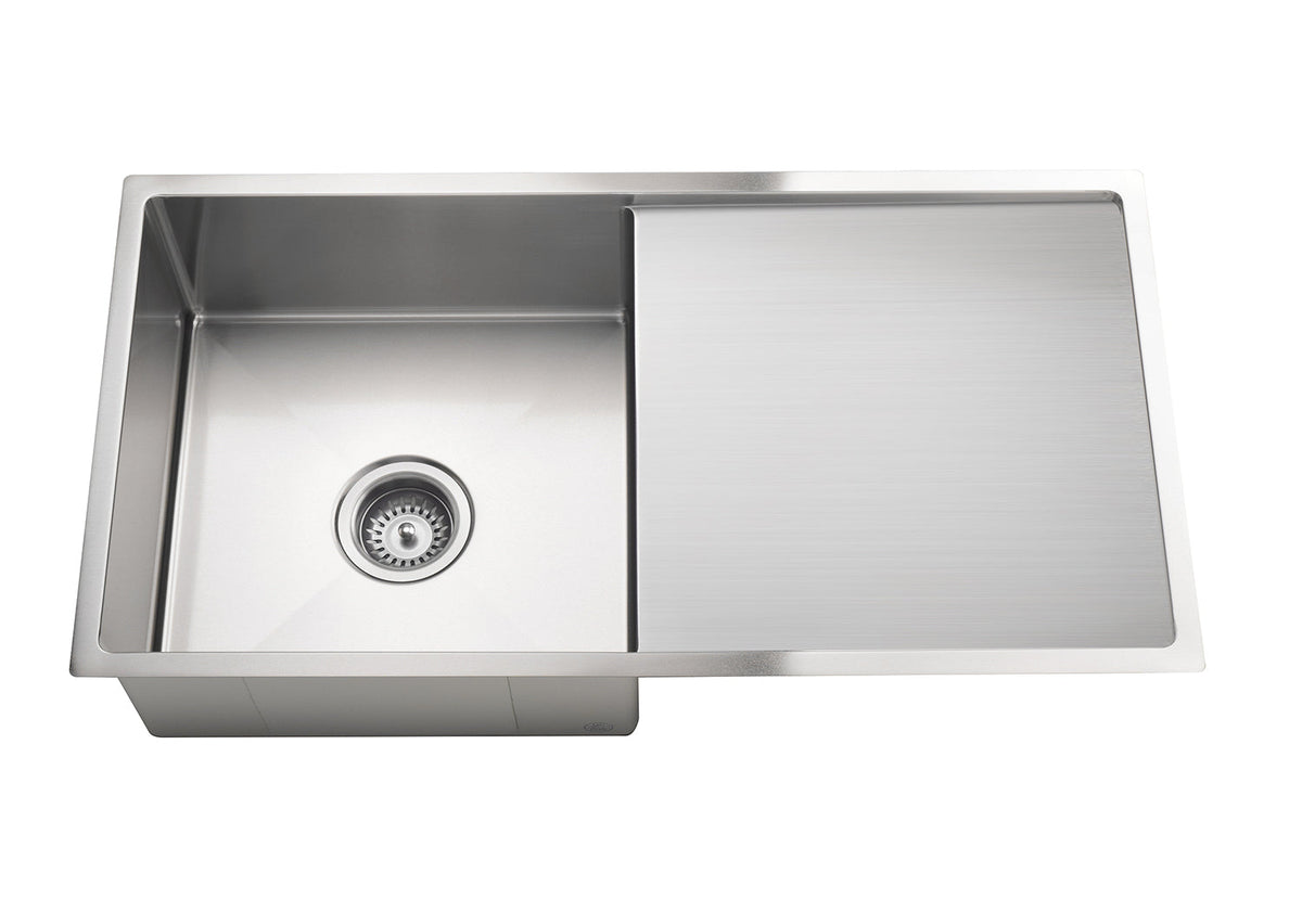 Meir Kitchen Sink Single Bowl & Drainboard 840 x 440