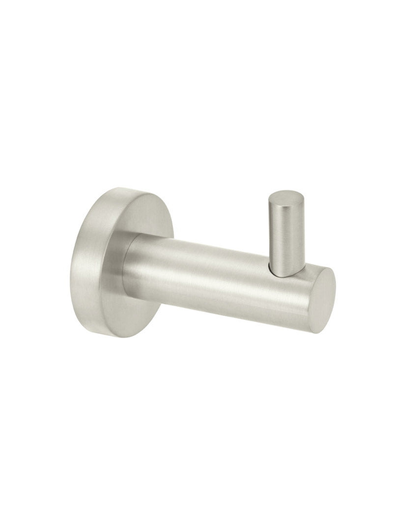 Meir Round Robe Hook - Brushed Nickel