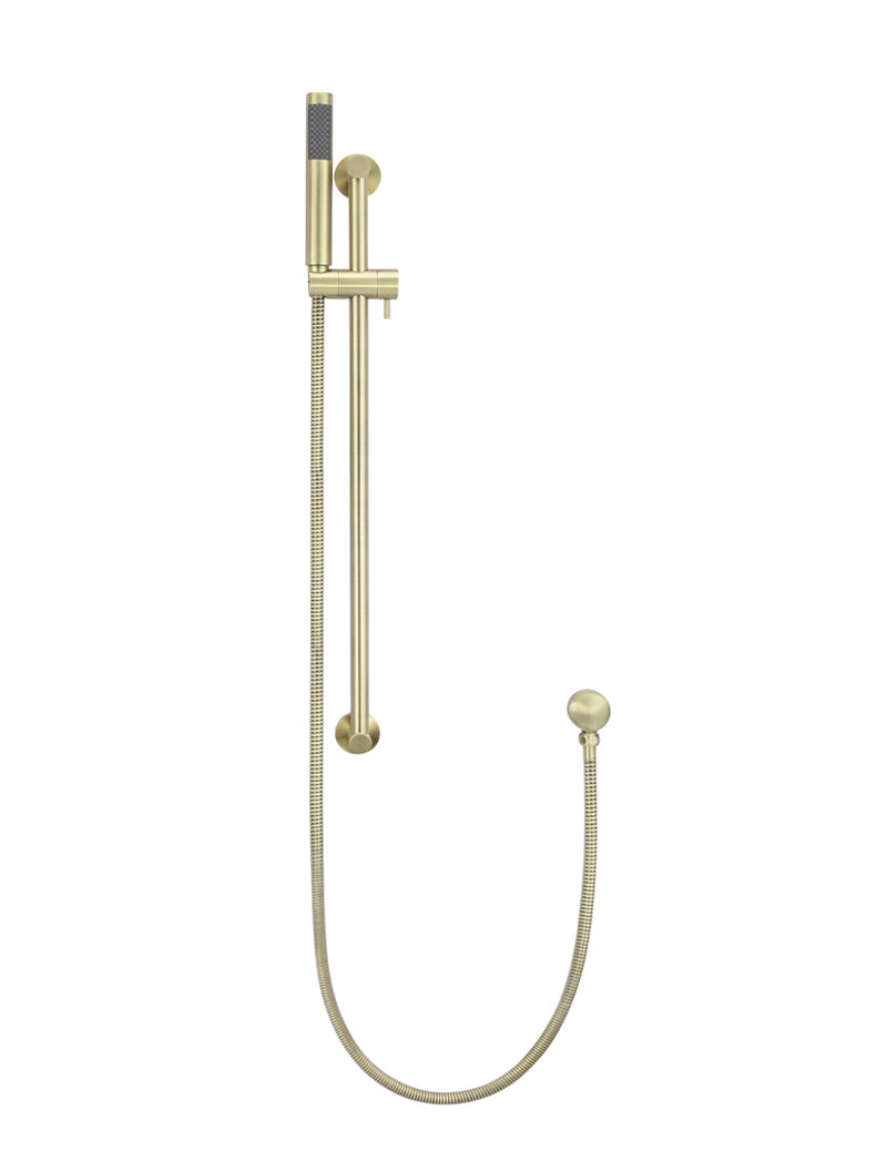 Meir Round Hand Shower on Rail Column