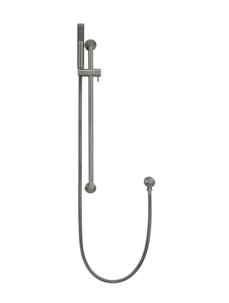 Meir Round Hand Shower on Rail Column