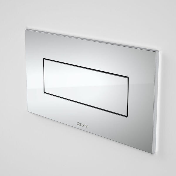 Caroma Invisi Series II® Rectangle Metal Single Flush Plate and Buttons