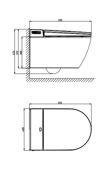 Lafeme Sesto Smart Toilet