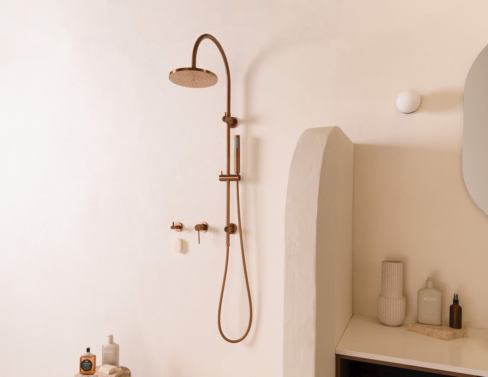 ADP Soul Slimline Gooseneck Shower Set
