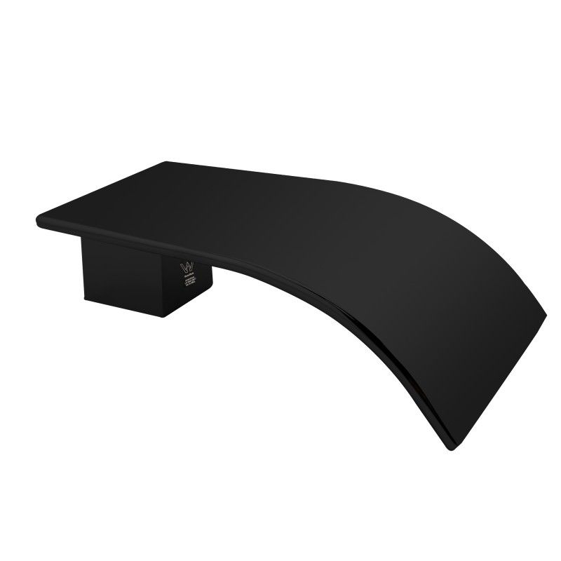 Norico Esperia Matte Black Square Bath Spout