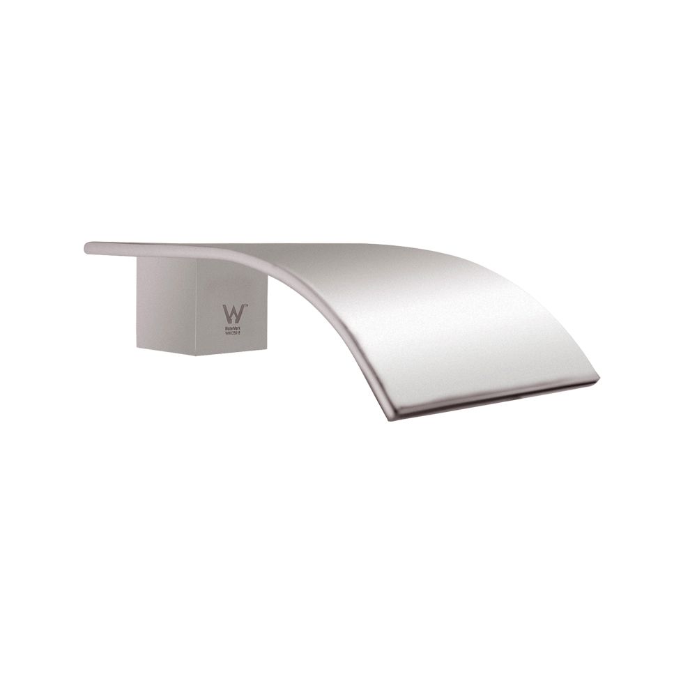 Norico Esperia Brushed Nickel Square Bath Spout