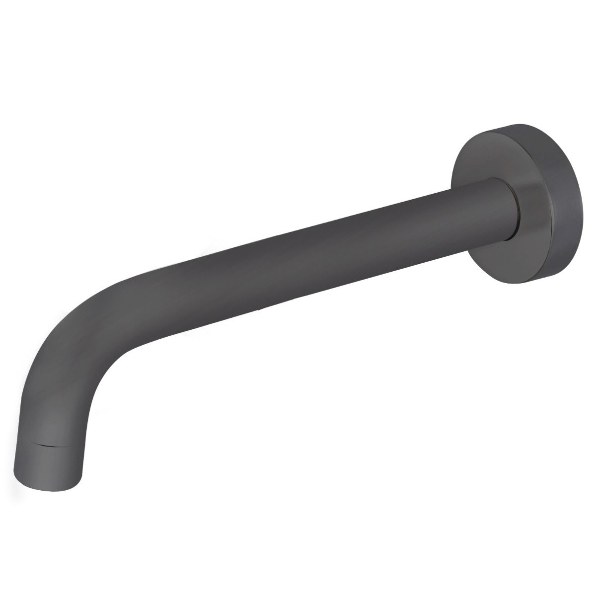 Norico Pentro Gun Metal Grey Round Bath Spout