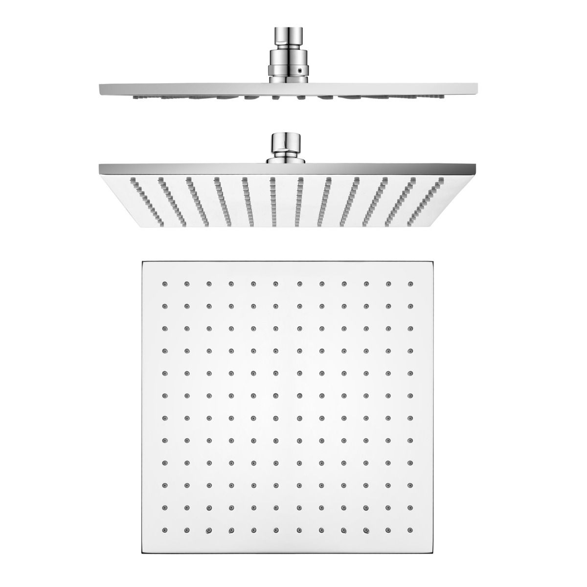 Norico Cavallo 250mm Chrome Solid Brass Shower Head