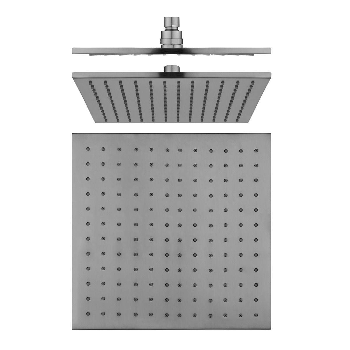 Norico Cavallo 250mm Brushed Nickel Soild Brass Shower Head