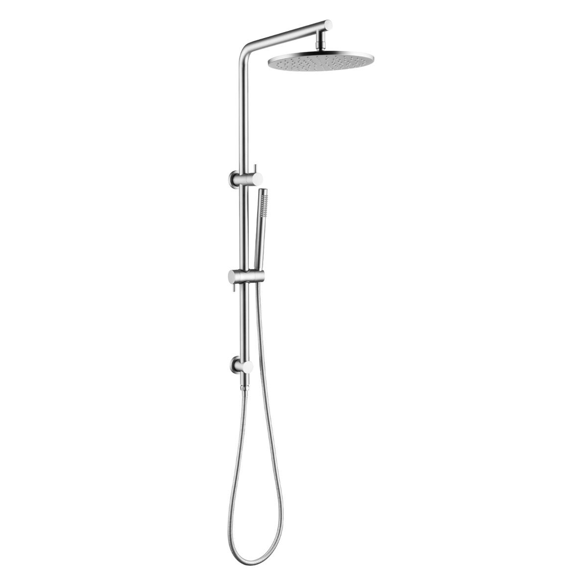 Norico Pentro 250mm Chrome Round Handheld Shower Station
