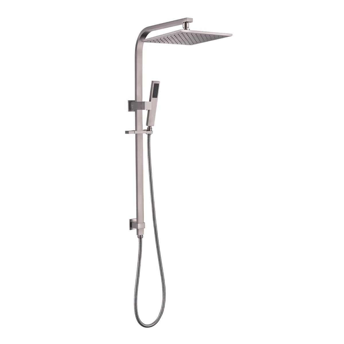 Norico Esperia 250mm Brushed Nickel Square Shower Station