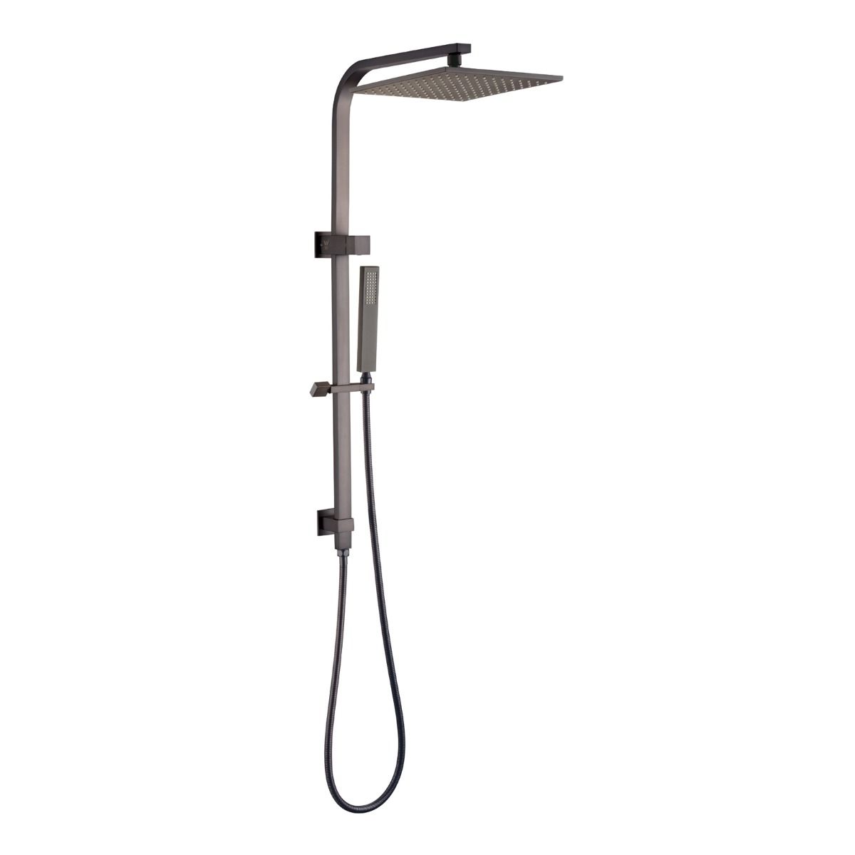 Norico Esperia 250mm Gun Metal Grey Square Shower Station