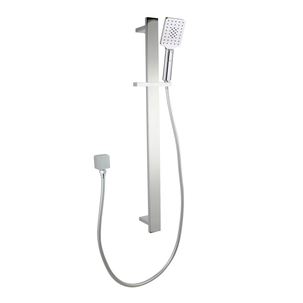 Norico Bellino Chrome Square Handheld Shower Rail Set