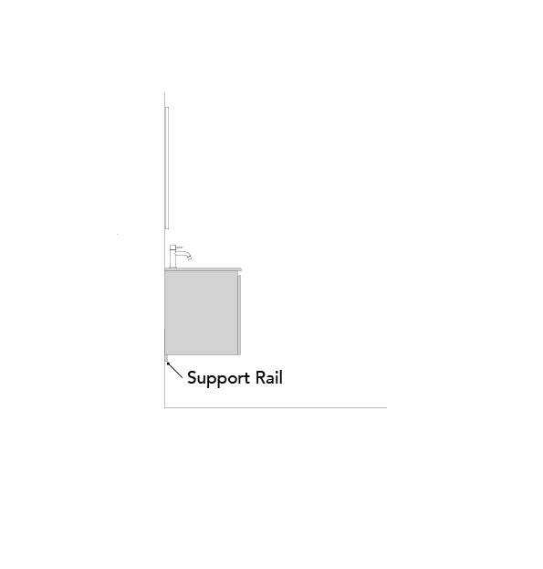 ADP Vanity Support Rail
