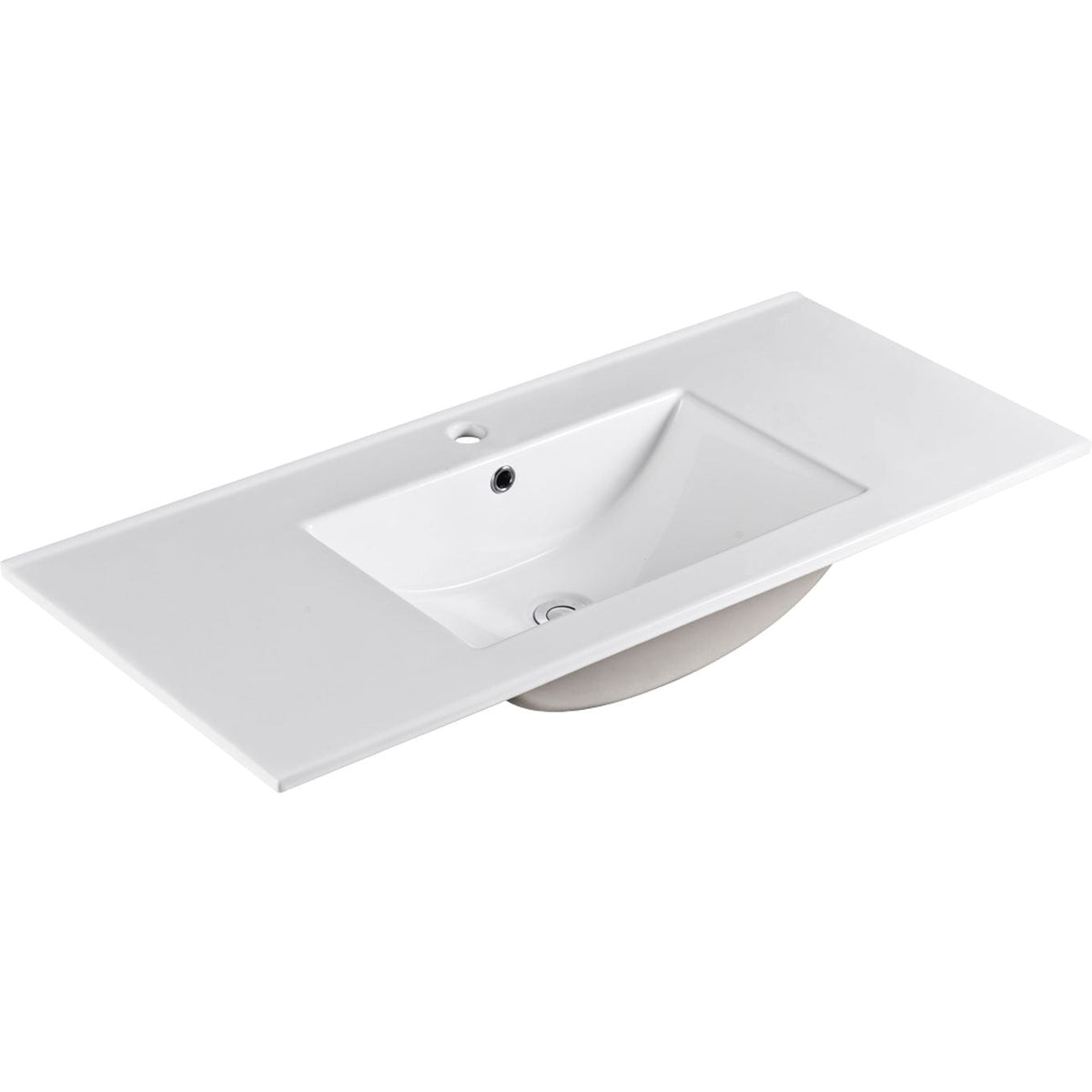 Fienza Dolce Full Depth Ceramic Basin Top - 600 / 750 / 900 / 1000 / 1200 / 1500mm (Single & Double Options Available)