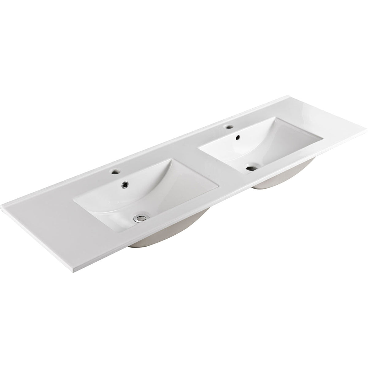 Fienza Dolce Full Depth Ceramic Basin Top - 600 / 750 / 900 / 1000 / 1200 / 1500mm (Single & Double Options Available)
