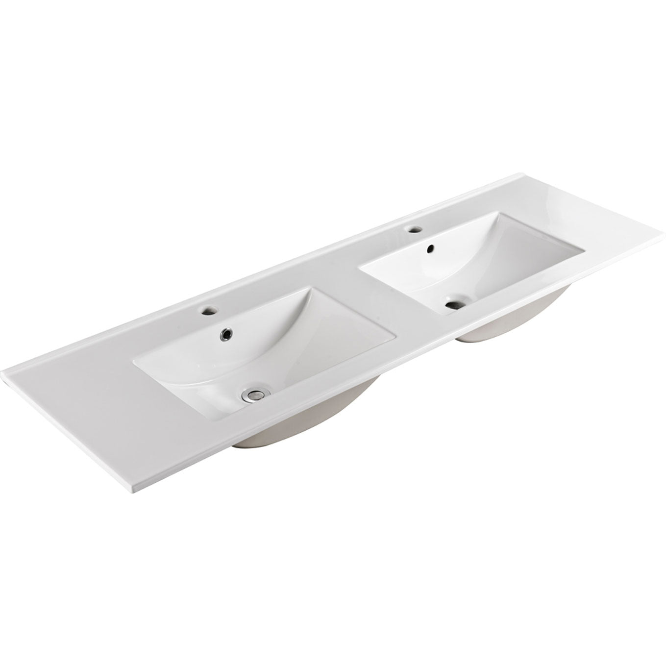 Fienza Dolce Full Depth Ceramic Basin Top - 600 / 750 / 900 / 1000 / 1200 / 1500mm (Single & Double Options Available)