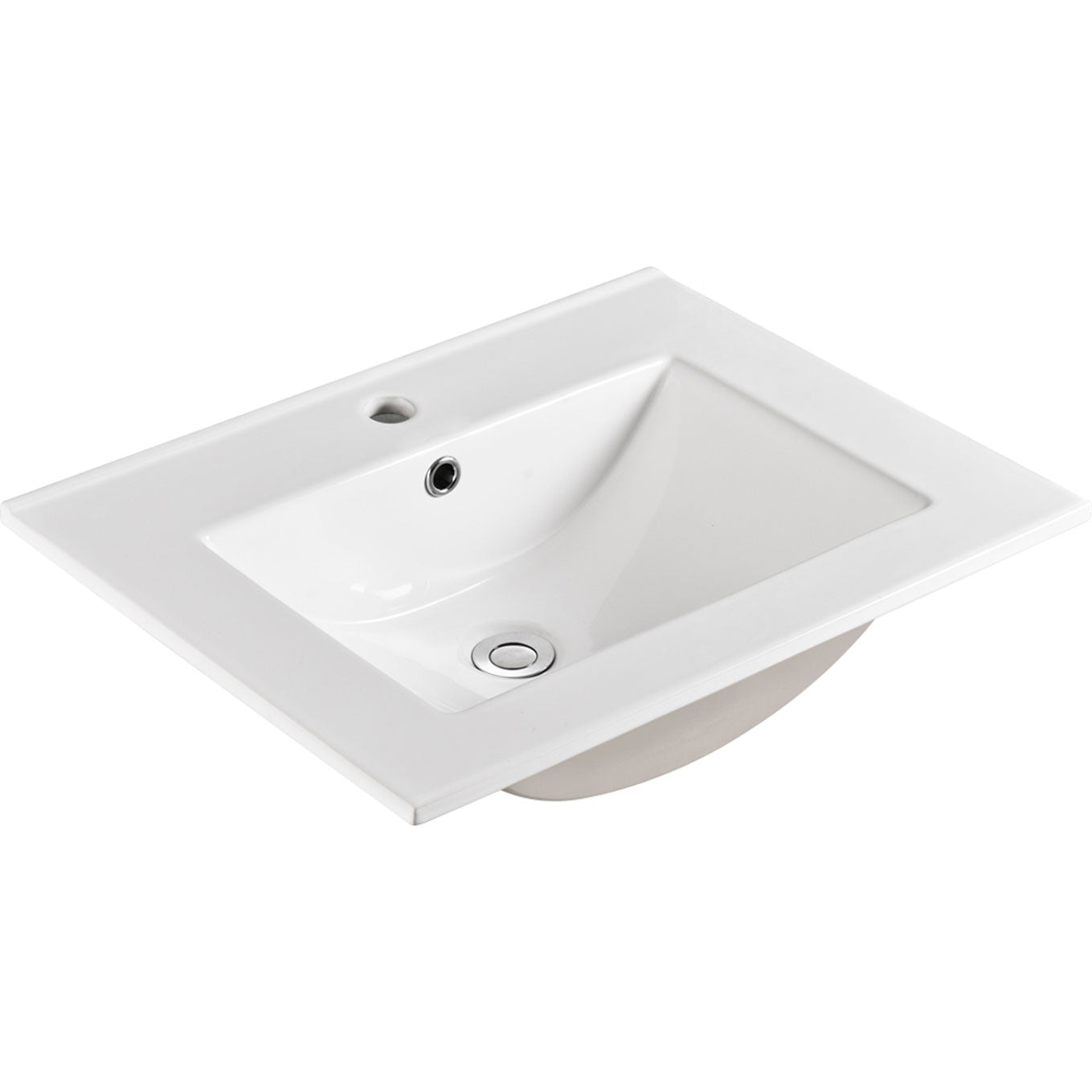 Fienza Dolce Full Depth Ceramic Basin Top - 600 / 750 / 900 / 1000 / 1200 / 1500mm (Single & Double Options Available)