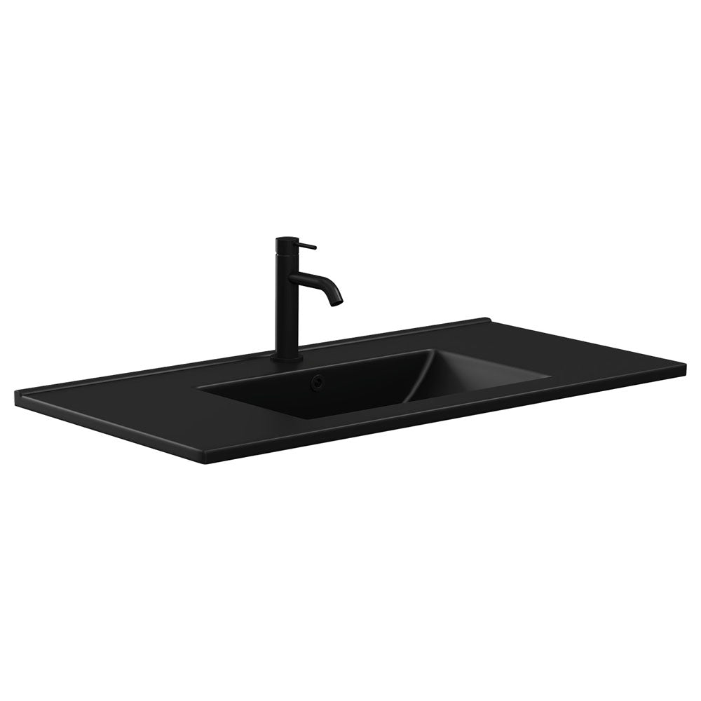Fienza Dolce Full Depth Ceramic Basin Top - 600 / 750 / 900 / 1000 / 1200 / 1500mm (Single & Double Options Available)
