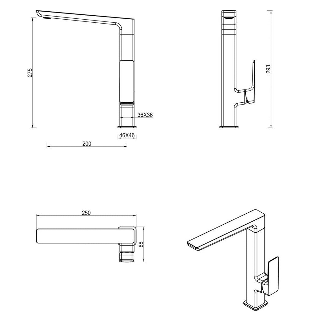 Bella Vista Tiago Sink Mixer