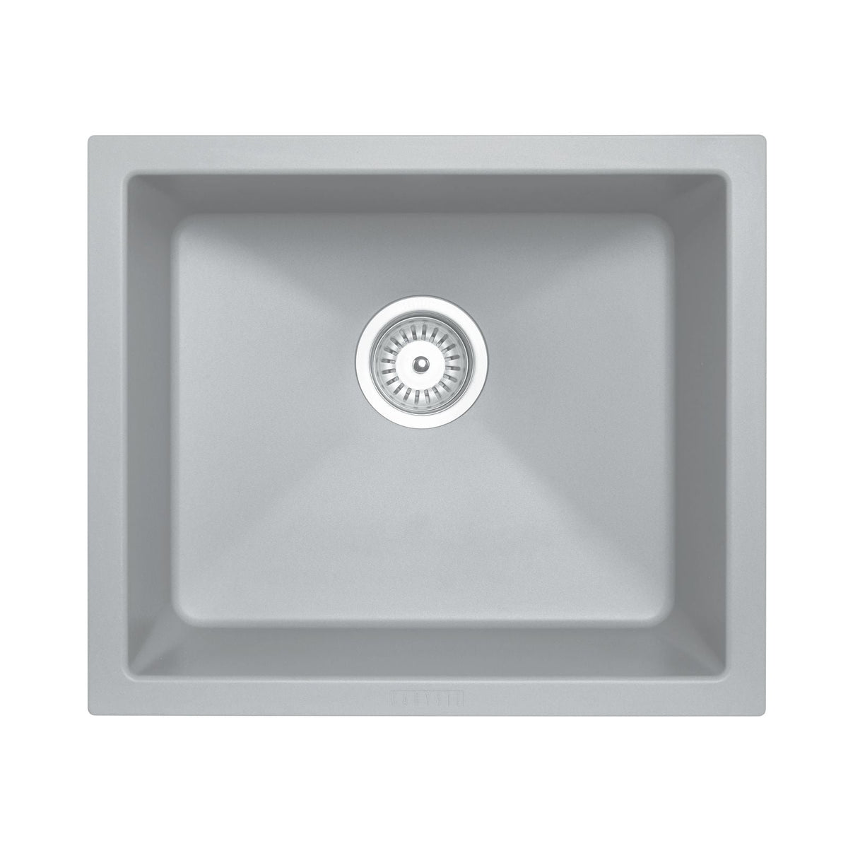 Carysil Salsa Single Bowl Granite Kitchen/Laundry Sink Top/Flush/Under Mount | 533 x 457 x 205mm