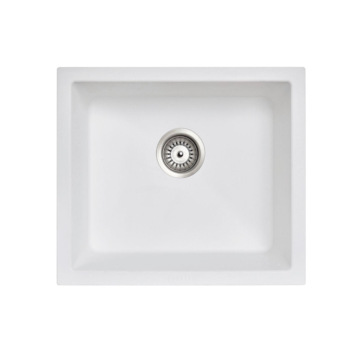 Carysil Salsa Single Bowl Granite Kitchen/Laundry Sink Top/Flush/Under Mount | 533 x 457 x 205mm