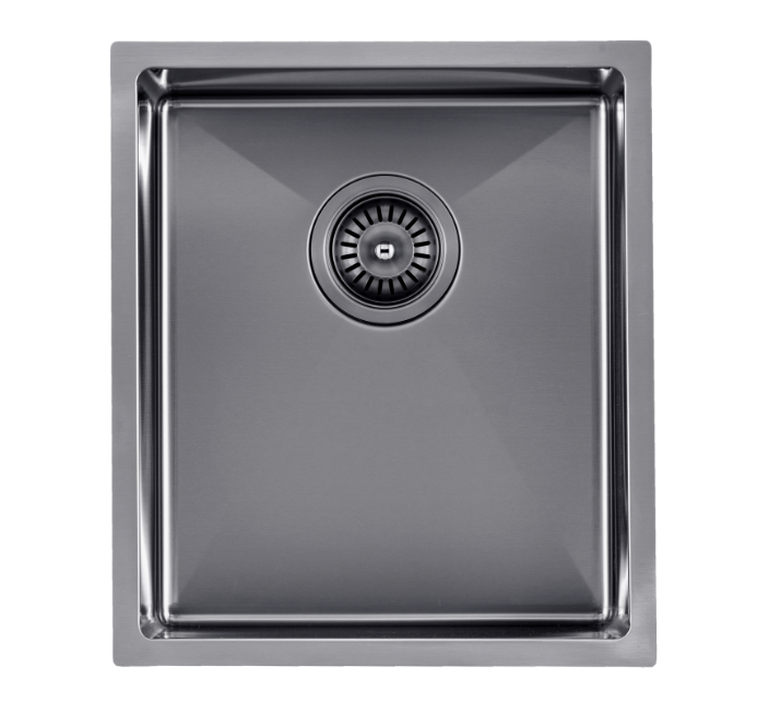 Handmade Top/Undermount Single Bowl Kitchen Sink | 390x450x215mm