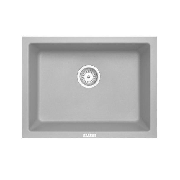 Carysil Big Bowl Granite Kitchen/Laundry Sink Top/Flush/Under Mount | 610 x 457 x 205mm