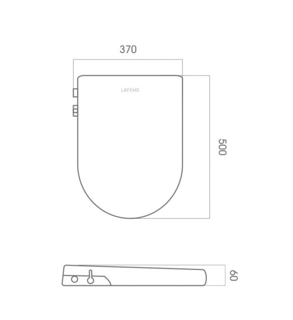 Lafeme Una Bidet Seat