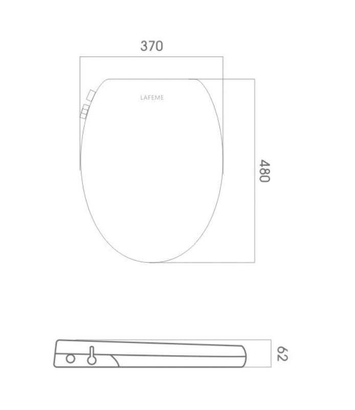 Lafeme Vera Bidet Seat