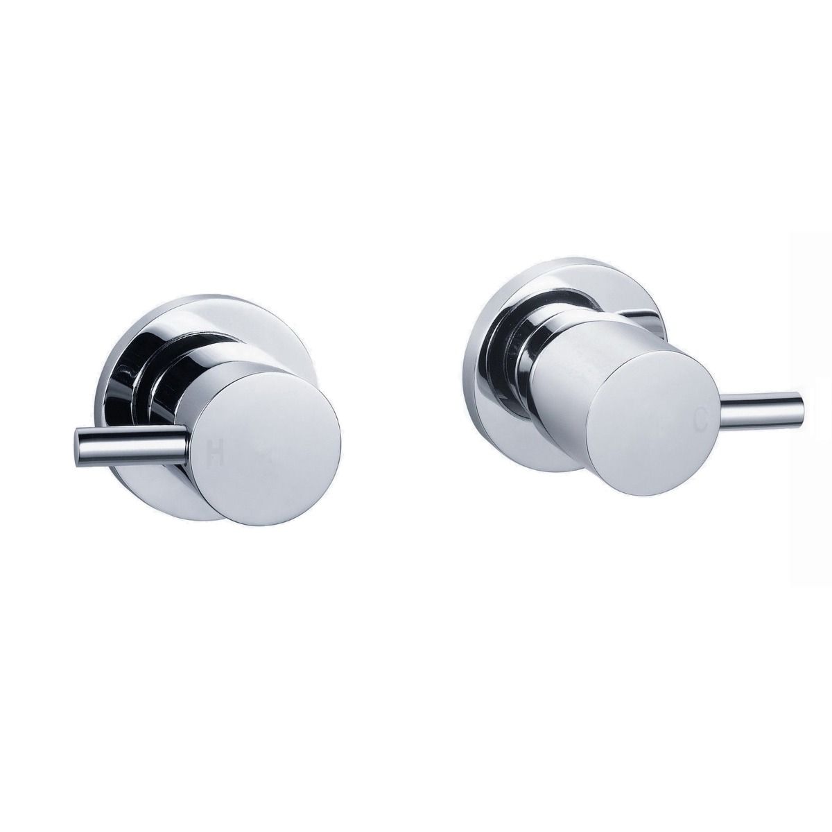 Norico Pentro Chrome Round Shower Taps Set